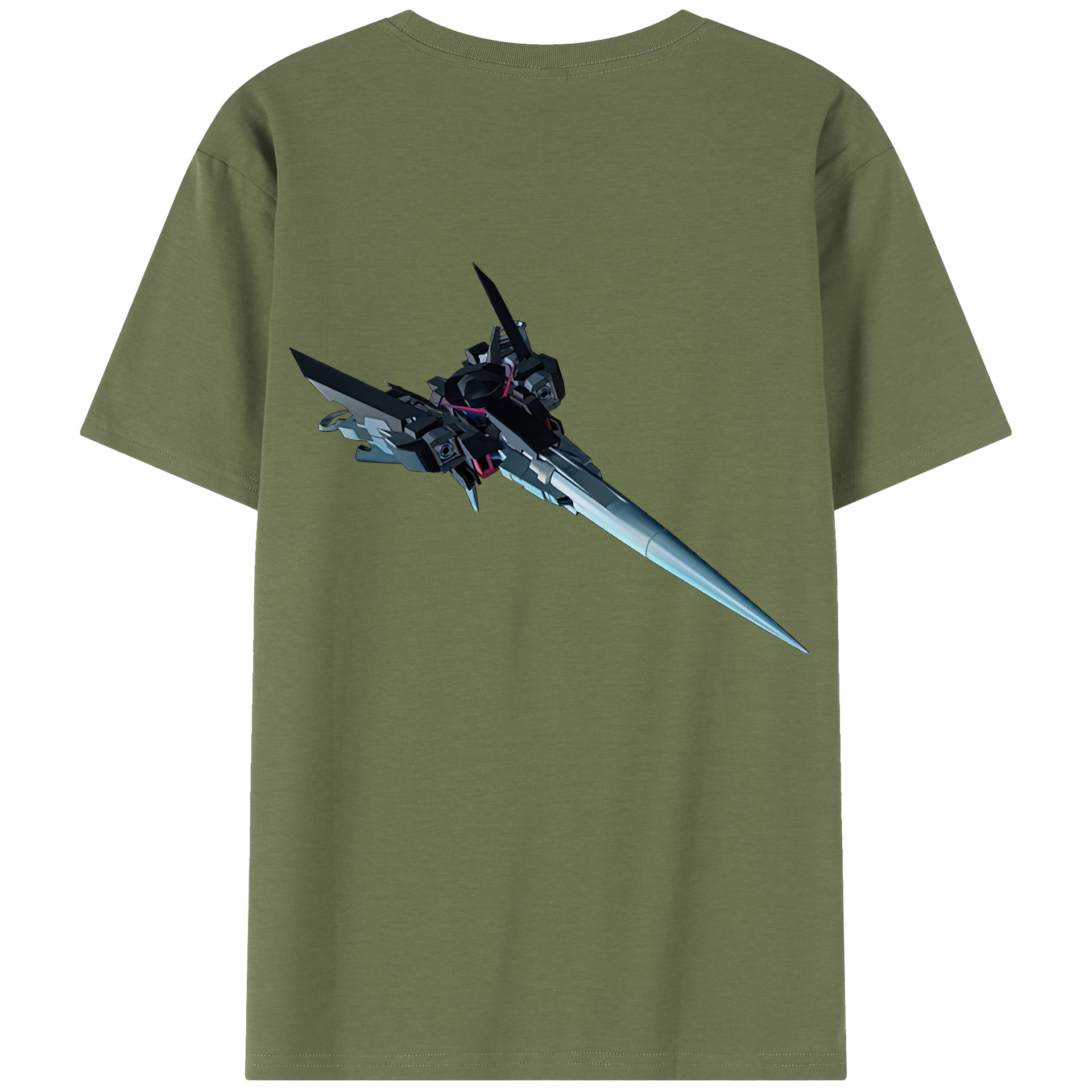 （画像用） 機動戦士ガンダム Mobile Suit Gundam 綿100％半袖Tシャツ（背面プリント）